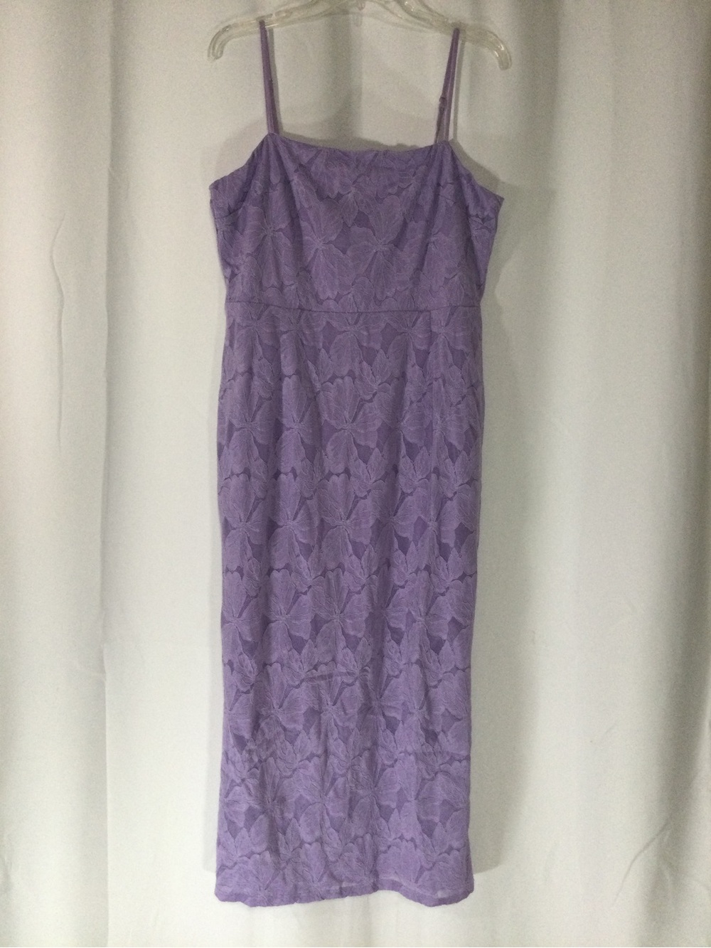 Quiz Lace Strappy Midaxi Dress - Lilac